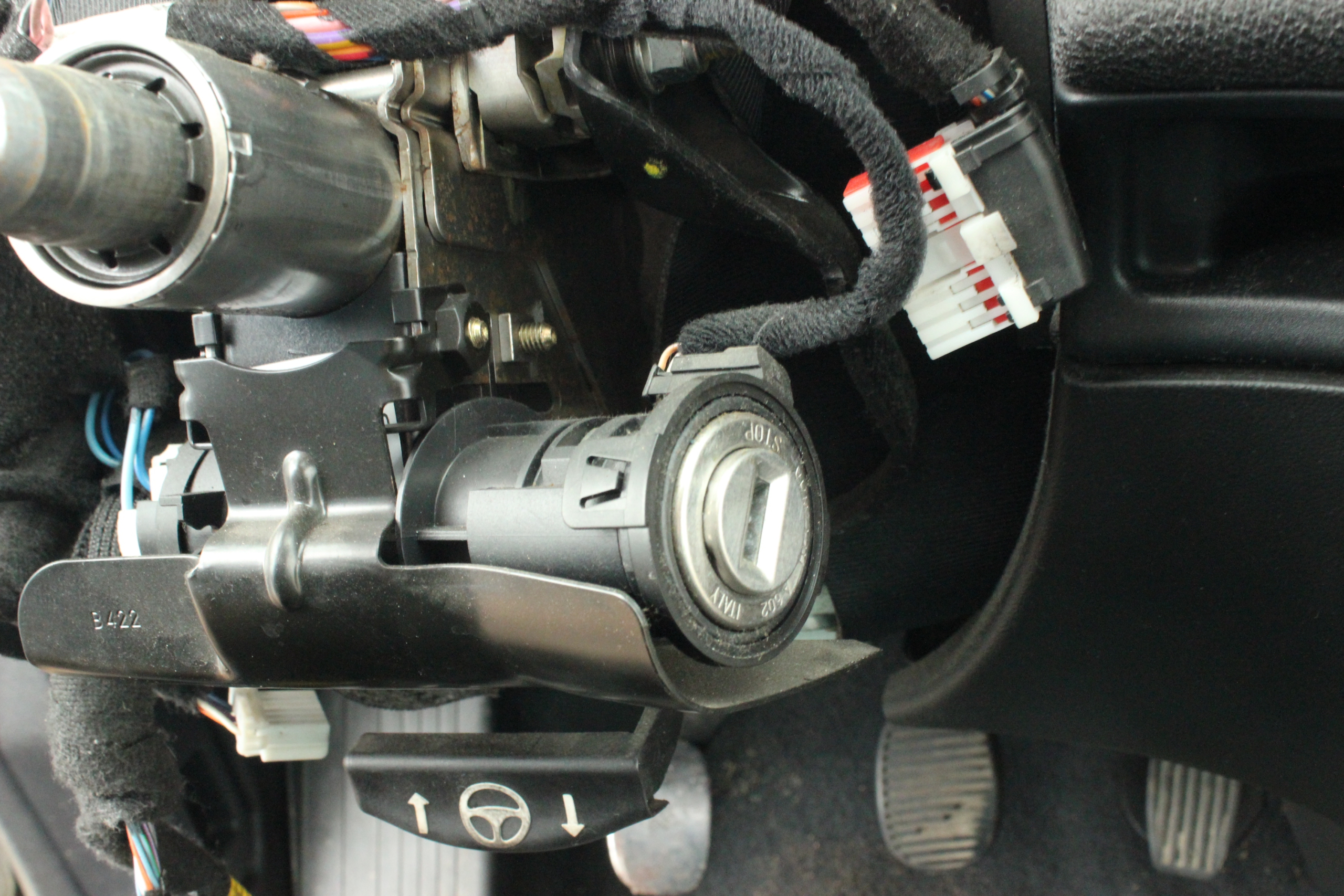 Immobiliser w kluczyku samochodowym